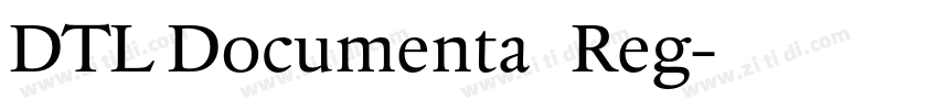 DTL Documenta   Reg字体转换